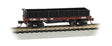 Old-Time Wood Gondola - Ready to Run -- United States Military Railroad #203 (red, black)