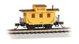 Old-Time Wood Bobber Caboose - Ready to Run -- Durango & Silverton (yellow, Boxcar Red)