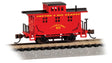 Old-Time Wood Bobber Caboose - Ready to Run -- Denver & Rio Grande #49