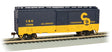 Pullman-Standard PS-1 40' Steel Boxcar - Ready to Run - Silver Series(R) -- Chesapeake & Ohio #13098 (blue, yellow; Large C&O Logo, LCL)-1