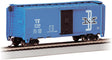 Pullman-Standard PS-1 40' Steel Boxcar - Ready to Run - Silver Series(R) -- Boston & Maine #2109 (blue, black, white; McGinnis BM Logo)