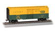 Pullman-Standard PS-1 40' Steel Boxcar - Ready to Run - Silver Series(R) -- Chicago, St. Paul, Minneapolis & Omaha #1672 (yellow, green, 400 Slogan)