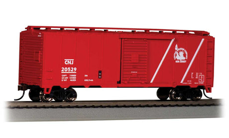 Pullman-Standard PS-1 40' Steel Boxcar - Ready to Run - Silver Series(R) -- Central Railroad of New Jersey #20529 (red, white)