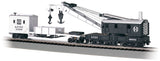 250-Ton Crane Derrick with Boom Tender - Silver Series(R) -- Atchison, Topeka & Santa Fe (black, silver)-2