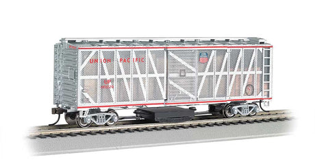 Track Cleaning 40' Boxcar w/Removable Dry Pad - Ready-to-Run -- Union Pacific (Damage Control Scheme; white, red)
