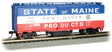 Track Cleaning 40' Boxcar w/Removable Dry Pad - Ready-to-Run -- New Haven #45062 (red, white, blue; State of Maine)