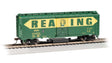 Track Cleaning 40' Boxcar w/Removable Dry Pad - Ready-to-Run -- Reading #111212 (green, yellow, Billboard Reading)