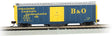Track Cleaning 50' Plug-Door Boxcar - Ready to Run -- Baltimore & Ohio #478554 (blue, yellow; Cushion Underframe Markings)
