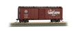 40' Steel Boxcar - Ready to Run -- Atchison, Topeka & Santa Fe (Boxcar Red; Map Scheme, "Grand Canyon Line")