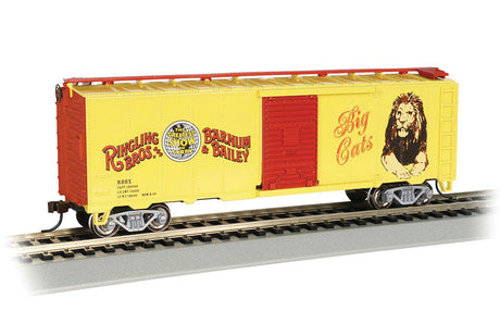 40' Boxcar - Ready to Run -- Ringling Bros. and Barnum & Bailey(TM) "Big Cats" (Lion Car)
