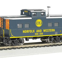Northeast-Style Steel Cupola Caboose - Ready to Run - Silver Series(R) -- Norfolk & Western #500836 (blue)