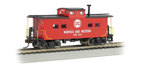 Northeast-Style Steel Cupola Caboose - Ready to Run - Silver Series(R) -- Norfolk & Western #557707 (red)