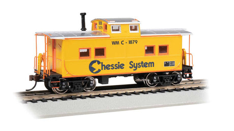 Northeast-Style Steel Cupola Caboose - Ready to Run - Silver Series(R) -- Chessie System #1879 (yellow, silver, blue, vermillion)