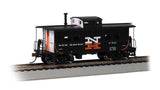 Northeast-Style Steel Cupola Caboose - Ready to Run - Silver Series(R) -- New Haven #C-701 (McGinnis, black, white, Vermillion)-2