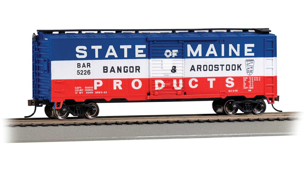 Pullman-Standard 40' Steel Boxcar - Ready to Run - Silver Series(R) -- Bangor & Aroostook-2