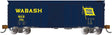AAR 40' Steel Boxcar - Ready to Run - Silver Series(R) -- Wabash (blue)