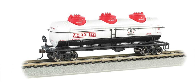 40' 3-Dome Tank Car - Ready to Run - Silver Series(R) -- Allegheny Refining