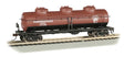 40' 3-Dome Tank Car - Ready to Run - Silver Series(R) -- Pennsylvania Railroad 498647 (Tuscan, black)