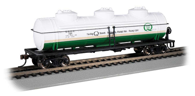 40' 3-Dome Tank Car - Ready to Run - Silver Series(R) -- Quaker State 721