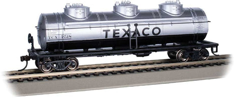 40' 3-Dome Tank Car - Ready to Run - Silver Series(R) -- Texaco #7518