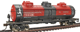 40' 3-Dome Tank Car - Ready to Run - Silver Series(R) -- Transcontinental Oil Company-1