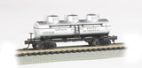 3-Dome Tank Car - Ready-to-Run -- Northern California Wineries (silver)-2