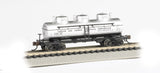 3-Dome Tank Car - Ready-to-Run -- Carbide & Carbon Chemicals Corp. (silver)-2