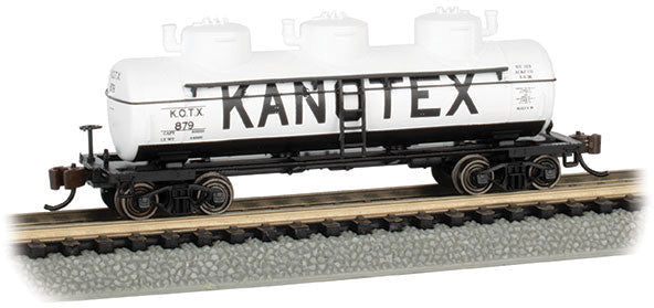 3-Dome Tank Car - Ready-to-Run -- Kanotex KOTX #879