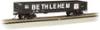 40' Gondola - Ready to Run - Silver Series(R) -- Bethlehem Steel (black, white, red; Billboard Lettering)