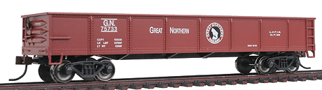 40' Gondola - Ready to Run - Silver Series(R) -- Great Northern #75733 (Boxcar Red, Rocky Silhouette Logo)-1