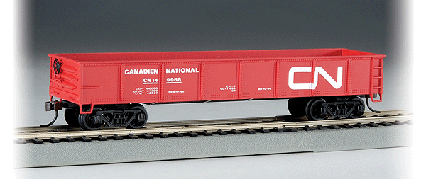 40' Gondola - Ready to Run - Silver Series(R) -- Canadian National (red, white; Noodle Logo)
