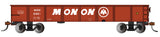 40' Gondola - Ready to Run - Silver Series(R) -- Monon #3301 (Boxcar Red)-1