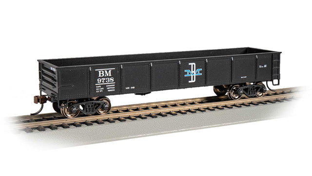 40' Gondola - Ready to Run - Silver Series(R) -- Boston & Maine #9738 (black, blue, white)