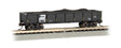 40' Steel Gondola with Load - Ready to Run -- Burlington Northern #500043 (black)