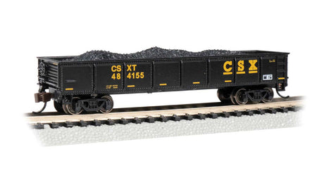 40' Gondola - Ready to Run - Silver Series(R) -- CSX Transportation #484155 (black, yellow)
