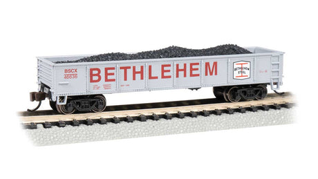 40' Gondola - Ready to Run - Silver Series(R) -- Bethlehem Steel #46636 (gray, red)
