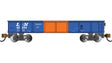 40' Steel Gondola - Ready to Run - Silver Series(R) -- Louisville & Nashville #40594 (blue, orange, Traction Motor Service)