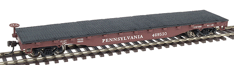 52' Flatcar - Ready to Run - Silver Series(R) -- Pennsylvania Railroad-1
