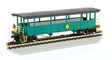 Open-Sided Excursion Car w/Seats - Ready to Run - Silver Series(R) -- Cass Scenic Railroad-1