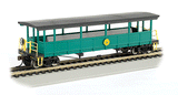 Open-Sided Excursion Car w/Seats - Ready to Run - Silver Series(R) -- Cass Scenic Railroad-1