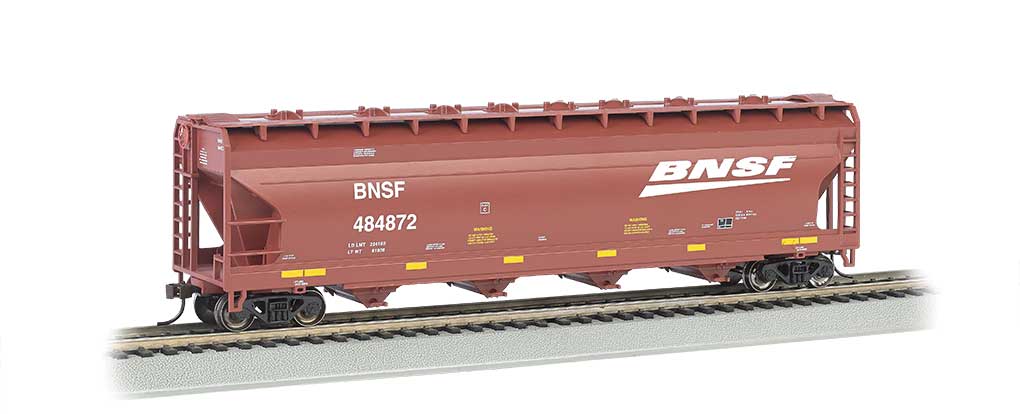 Silver Series(R) 56' ACF Center-Flow Covered Hopper - Ready to Run -- Burlington Northern Santa Fe