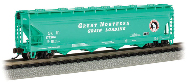56' 4-Bay Center-Flow Hopper - Ready to Run - Silver Series(R) -- Great Northern #27429 (Glacier Green)