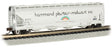 56' 4-Bay Center-Flow Hopper - Ready to Run - Silver Series(R) -- Hammond Plastics 58468