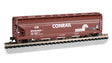 56' 4-Bay Center-Flow Hopper - Ready to Run - Silver Series(R) -- Conrail 892056 (Boxcar Red, white)