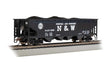 40' Quad Hopper - Ready to Run - Silver Series(R) -- Norfolk & Western #12986 (black; Block N&W, Hamburger Logo)