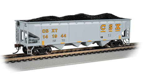 40' Quad Hopper - Ready to Run - Silver Series(R) -- CSX (gray, yellow)
