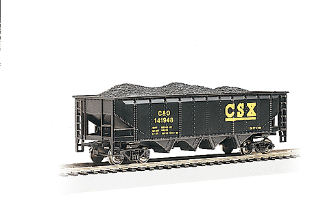 40' Quad Hopper - Ready to Run - Silver Series(R) -- CSX Transportation-1