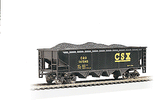 40' Quad Hopper - Ready to Run - Silver Series(R) -- CSX Transportation-1