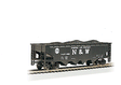 40' Quad Hopper - Ready to Run - Silver Series(R) -- Norfolk & Western-1