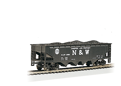40' Quad Hopper - Ready to Run - Silver Series(R) -- Norfolk & Western-1